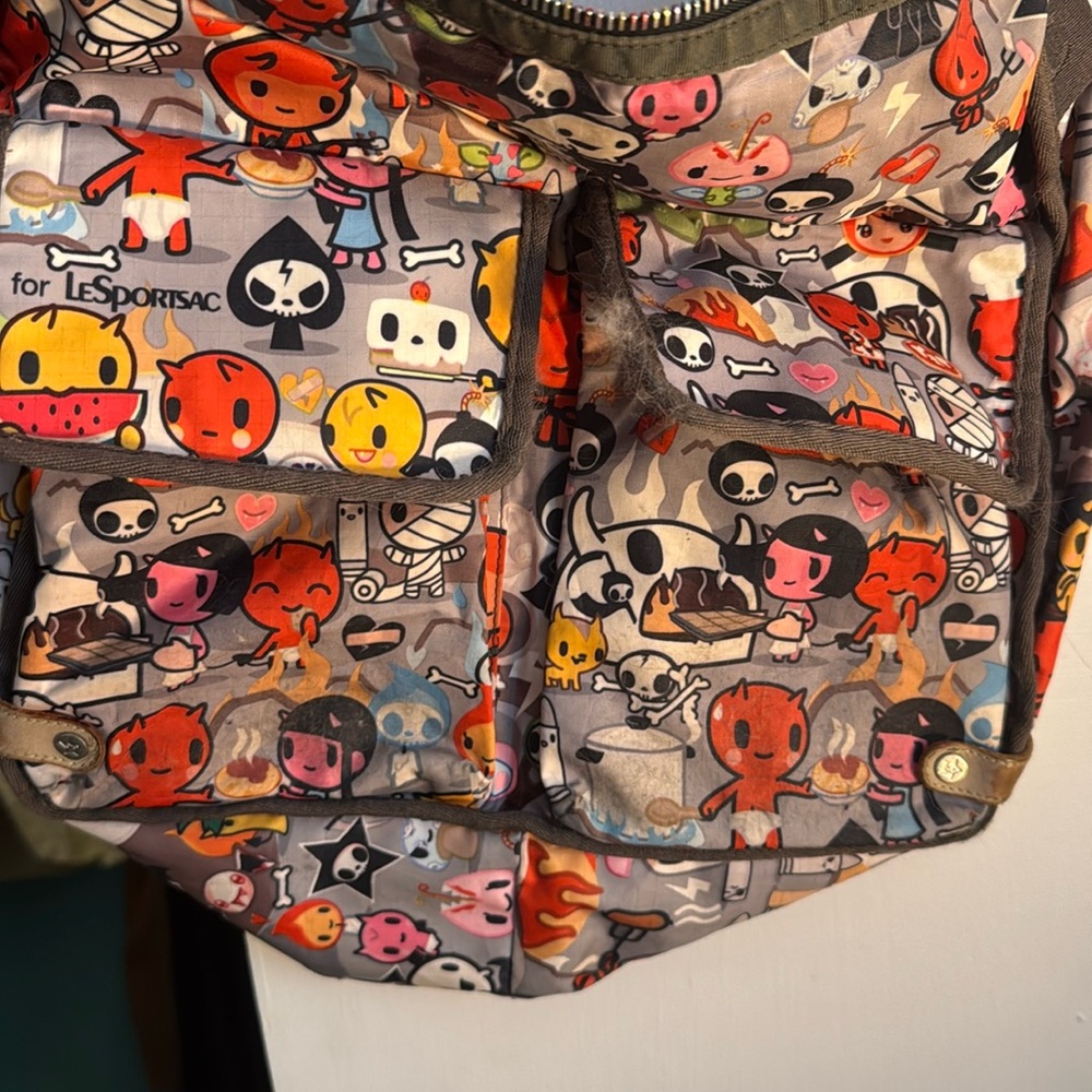 Tokidoki x LeSportsac Baby Inferno Shoulder Bag Y2K